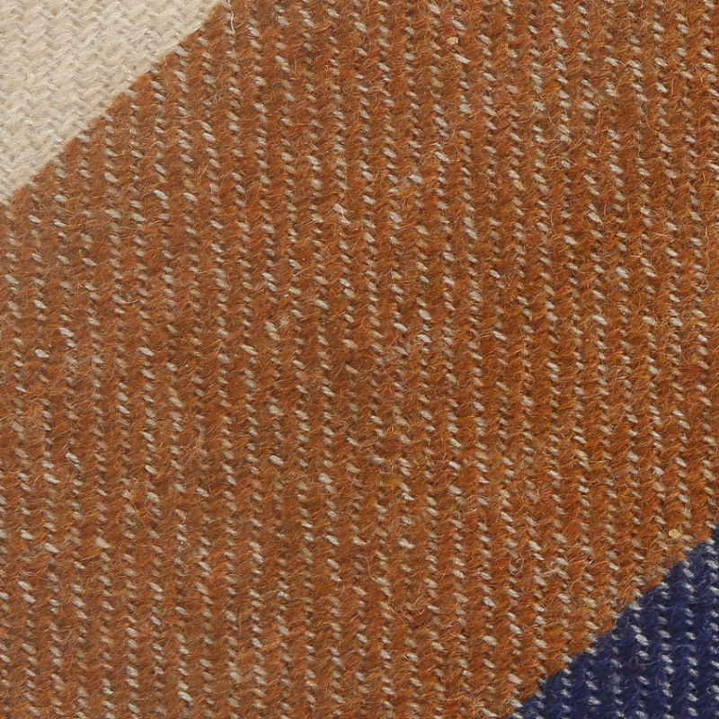 Cravatta 3 pieghe cashmere riga larga...