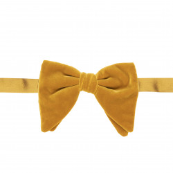 Velvet butterfly bow tie -...