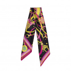 Foulard seta con motivo...