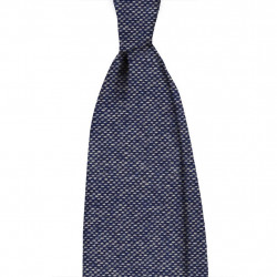 Solid cashmere 3 folds tie...