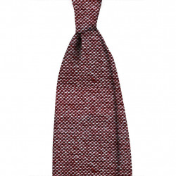 Solid cashmere 3 folds tie...