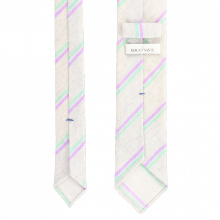 Regimental grigio chiaro cashmere