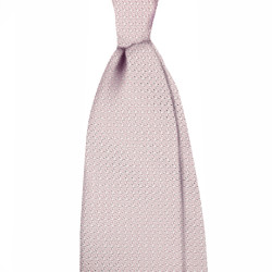 Plain garza grossa tie - Pink