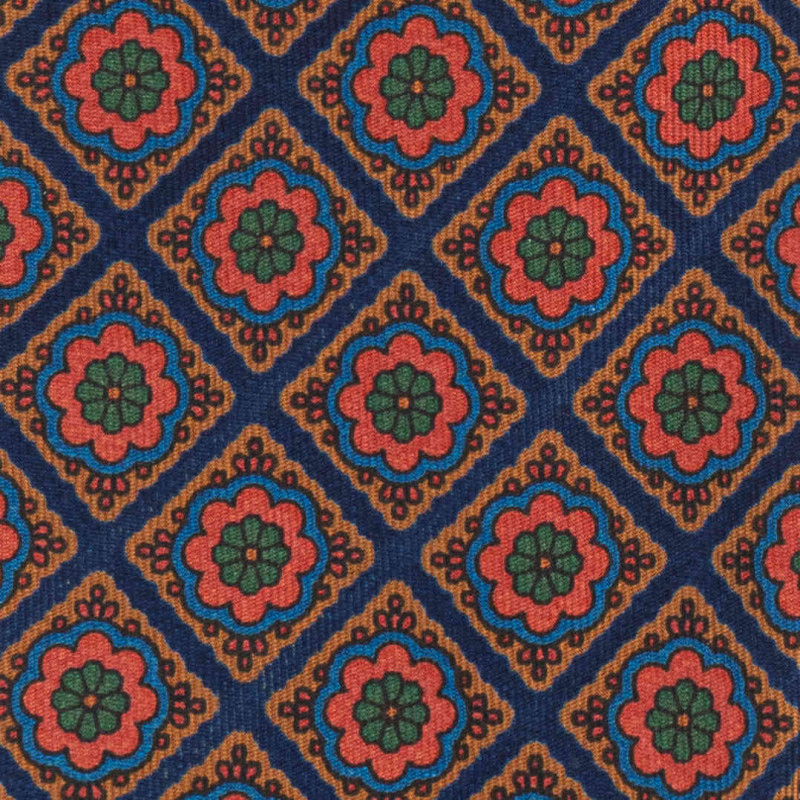 Ancient madder 3 folds tie - blue...