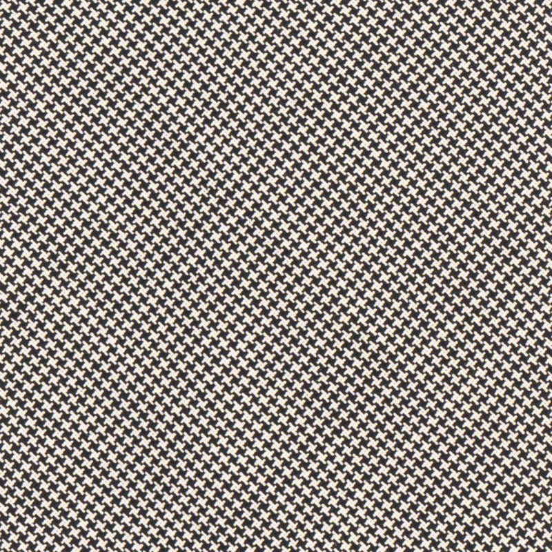 Pied de poule 3 folds wool tie -...