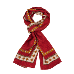 Double face pure silk scarf...