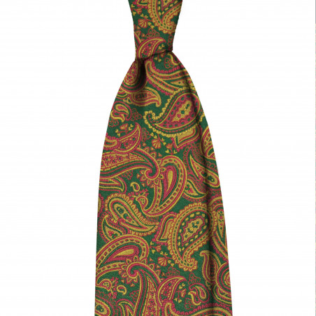 Paisley verde jacquard