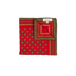 Circle Vintage silk - red 2