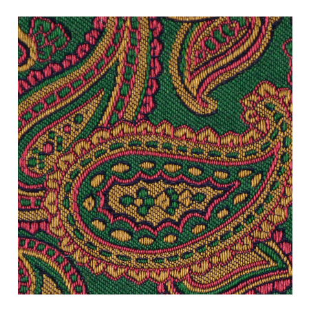 Paisley verde jacquard