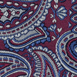 Burgundy paisley jacquard 2