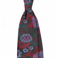 Multiflower jacquard green