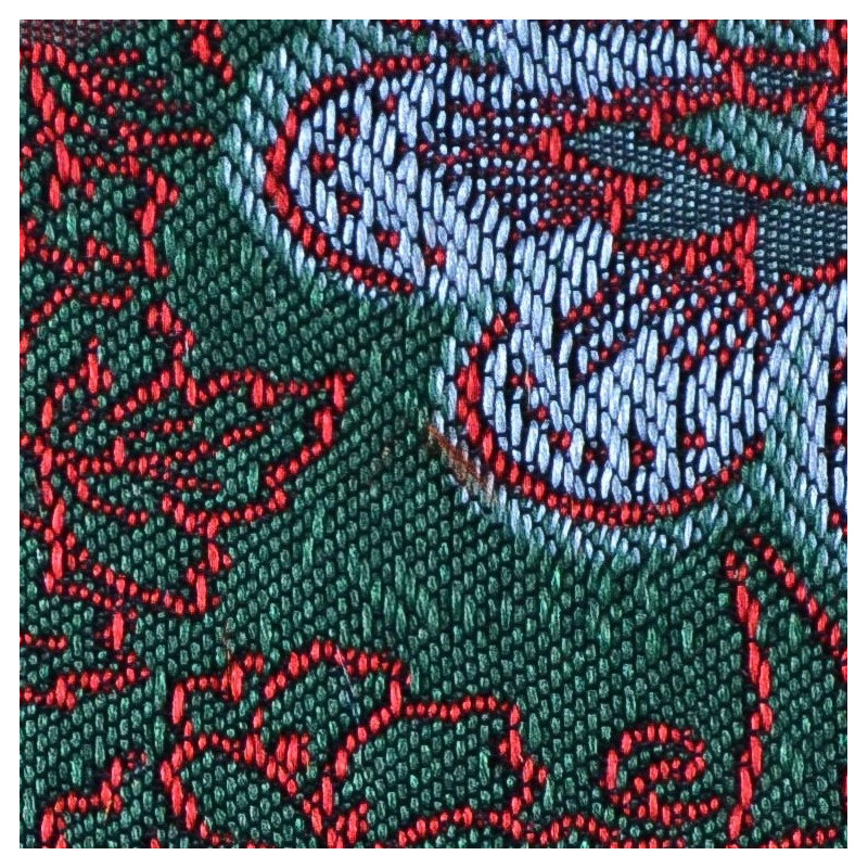 Multiflower jacquard green