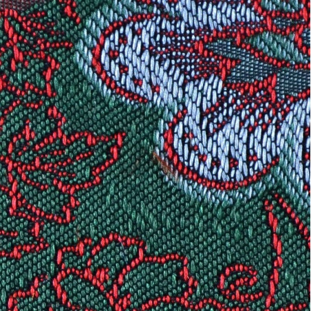 Multiflower jacquard green