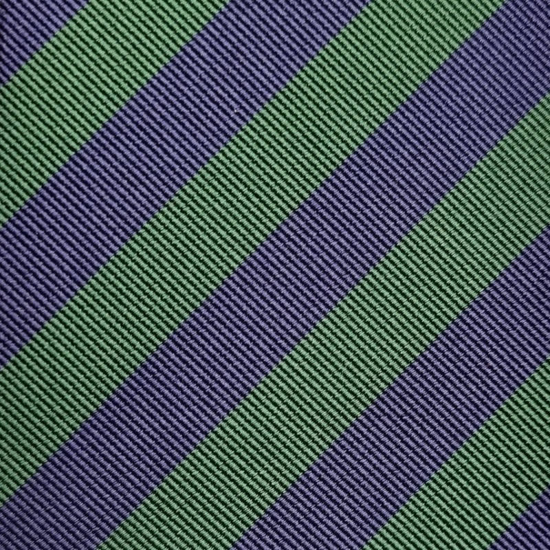 Reps jacquard stripes - Navy/green