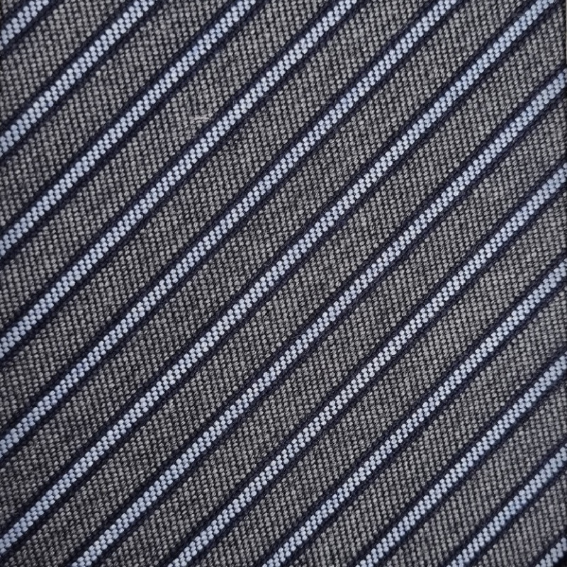 Jacquard regimental tie - grey/light...