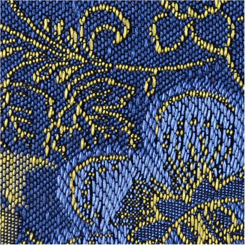 Multiflower jacquard blu
