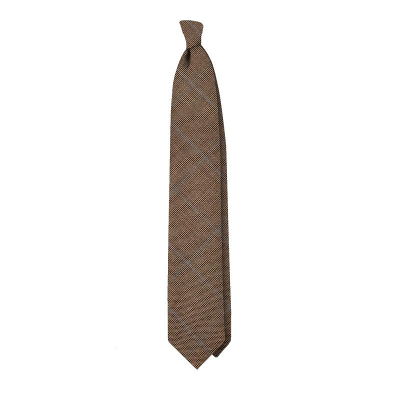 100% Zegna cashmere 3 folds tie -...