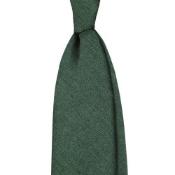 Solid 3 folds unlined tie -...
