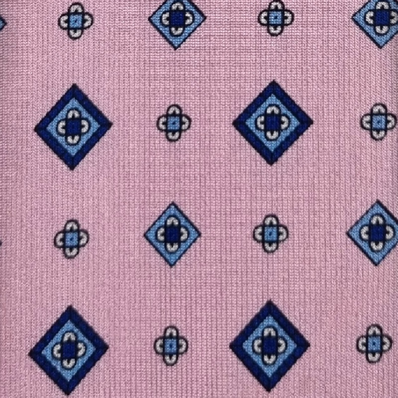 Twille print 3 folds unlined tie -... Twille print 3 folds unlined tie -...