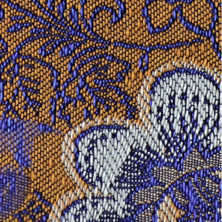 Multiflower jacquard walnut