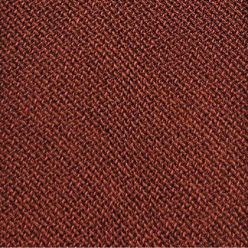 Solid wool 3 folds unlined tie - rust Solid wool 3 folds unlined tie - rust