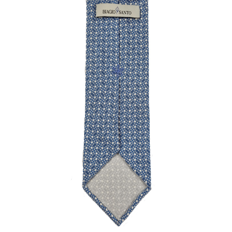 Twille print 3 folds unlined tie -... Twille print 3 folds unlined tie -...