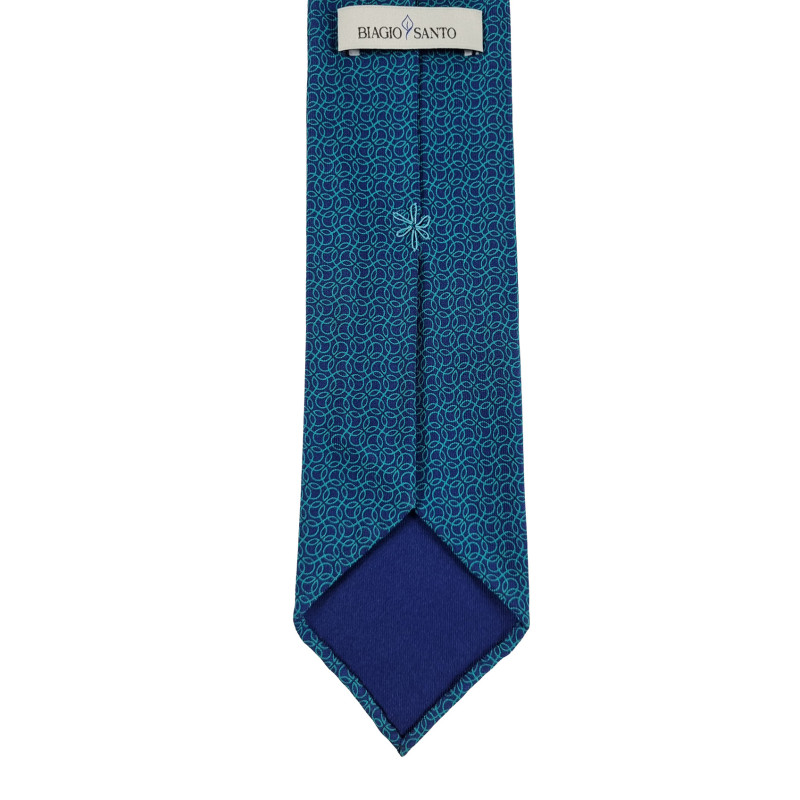 Twille print 3 folds unlined tie -... Twille print 3 folds unlined tie -...