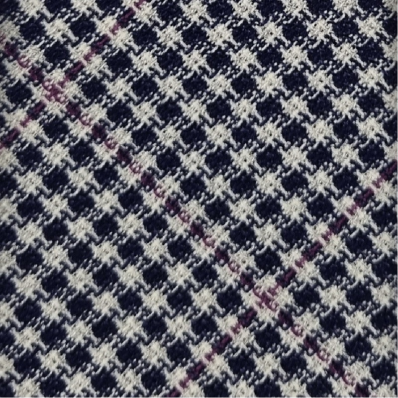 Checked wool 3 folds unlined tie -... Checked wool 3 folds unlined tie -...