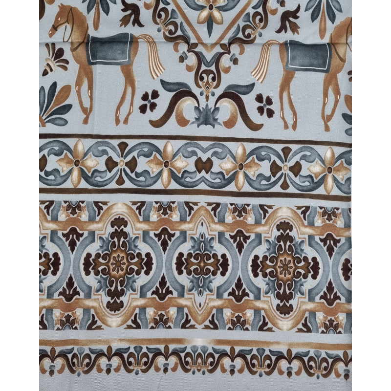 Sciarpa cashmere/modal stampa grigio...