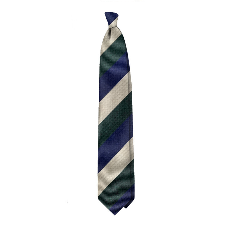Rep Jacquard stripes 3 folds tie -... Rep Jacquard stripes 3 folds tie -...