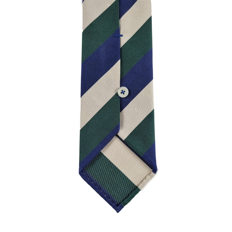 Rep Jacquard stripes 3 folds tie -... Rep Jacquard stripes 3 folds tie -...