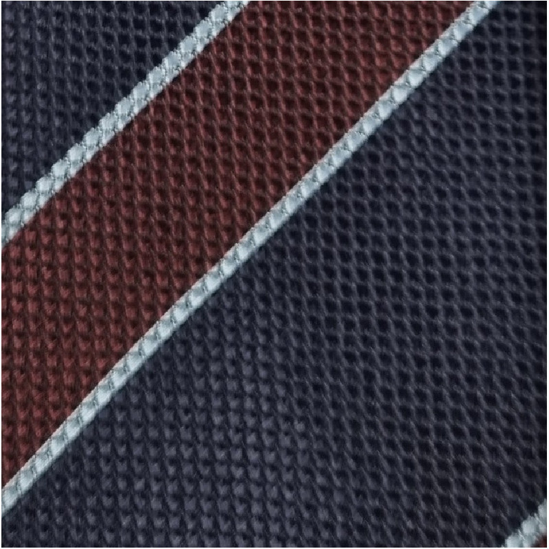 Jacquard stripes 3 folds unlined tie... Jacquard stripes 3 folds unlined tie...