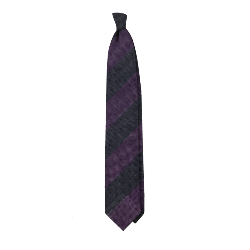 Regimental grenadine tie - dark... Regimental grenadine tie - dark...