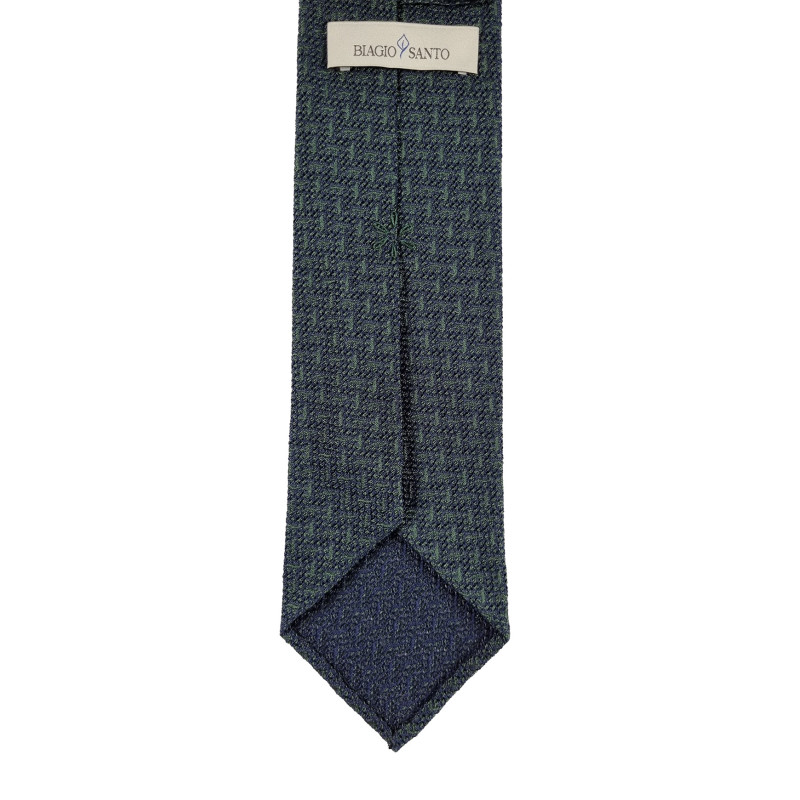 Grenadine 3 folds unlined tie - dark...