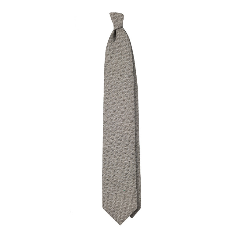 Grenadine 3 folds unlined tie - ivory...