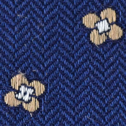 Navy flower jacquard 2