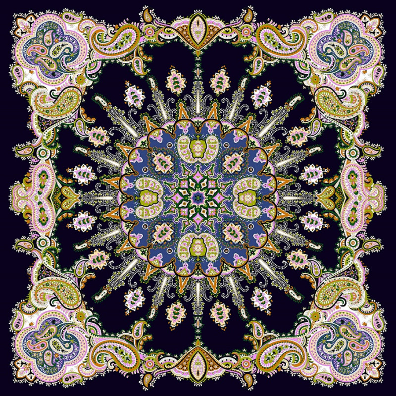 Foulard da collo in seta 70 x 70...