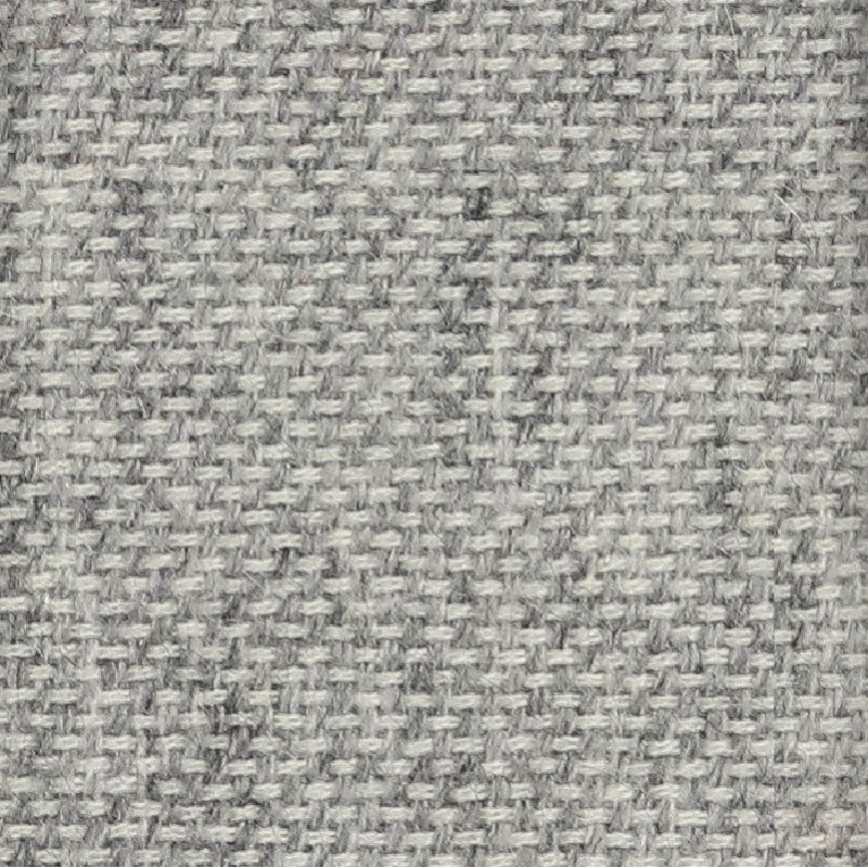 Solid cashmere 3 folds tie - Light grey