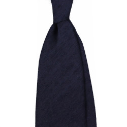 Solid shantung - navy