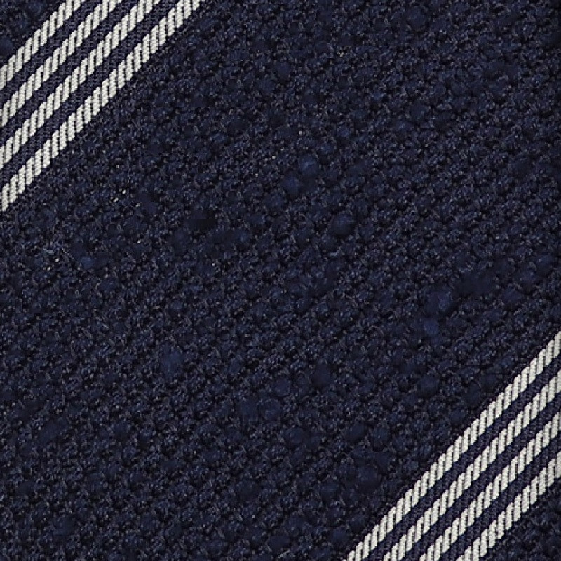 Stripes 3 folds grenadine shantung...