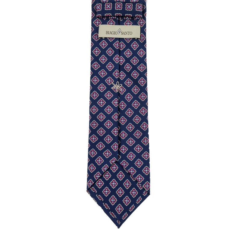 Floral Pattern Handprinted Selftipped...