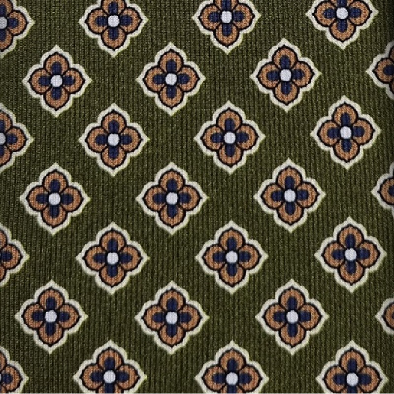 Diamond Pattern Handprinted...