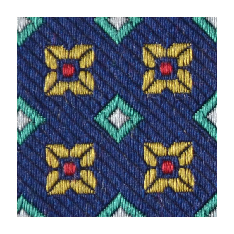 Mid-blue geometric pattern