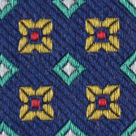 Mid-blue geometric pattern