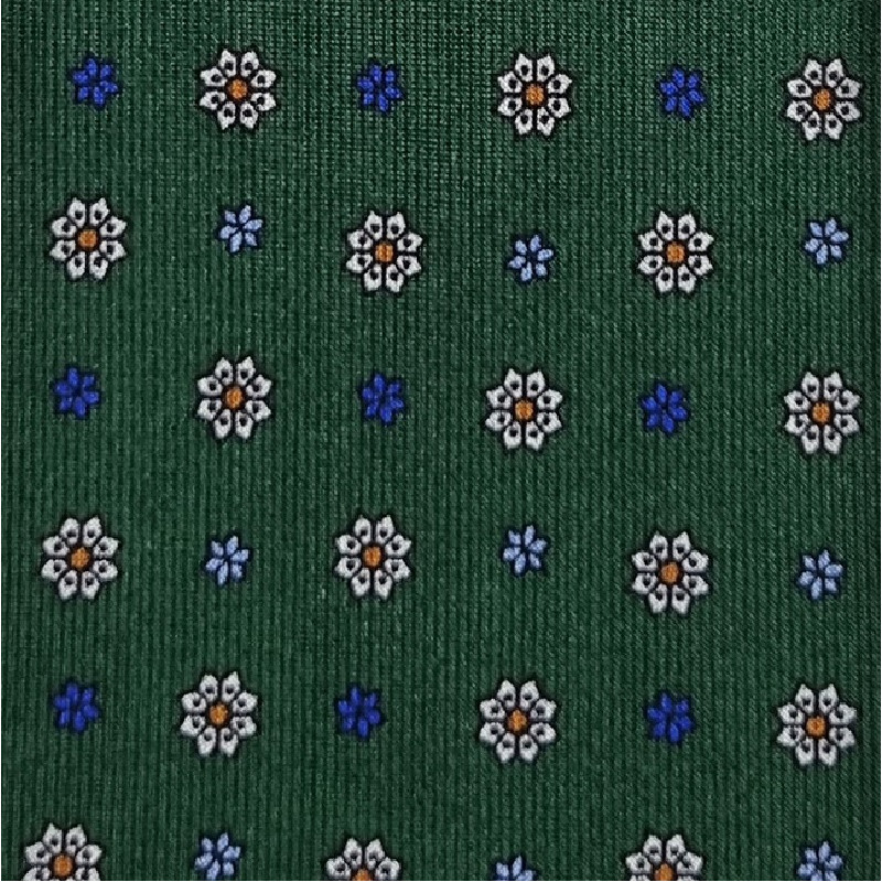 Cravatta 3 pieghe con fodera a motivo... Cravatta 3 pieghe con fodera a motivo...