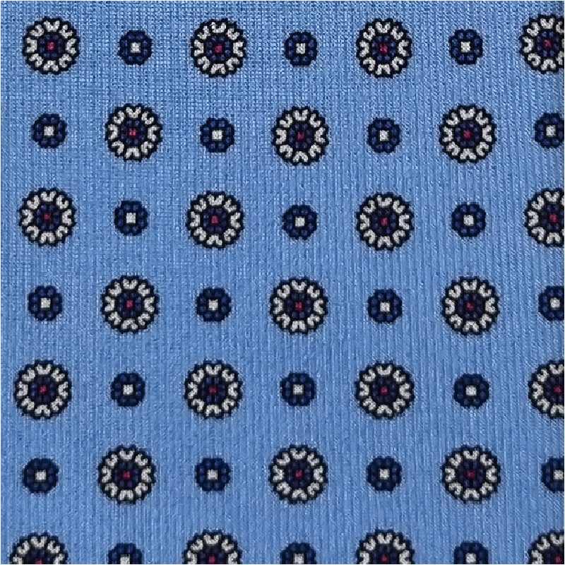 Micro Floral Pattern Handprinted...