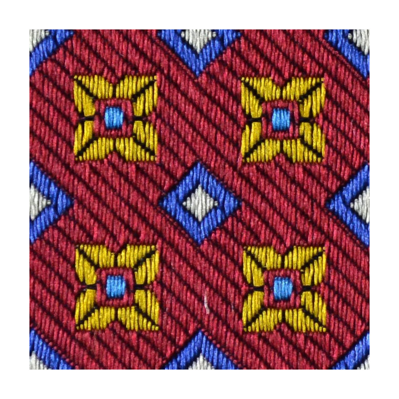 Red geometric pattern