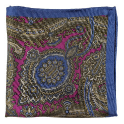 Paisley silk double face...