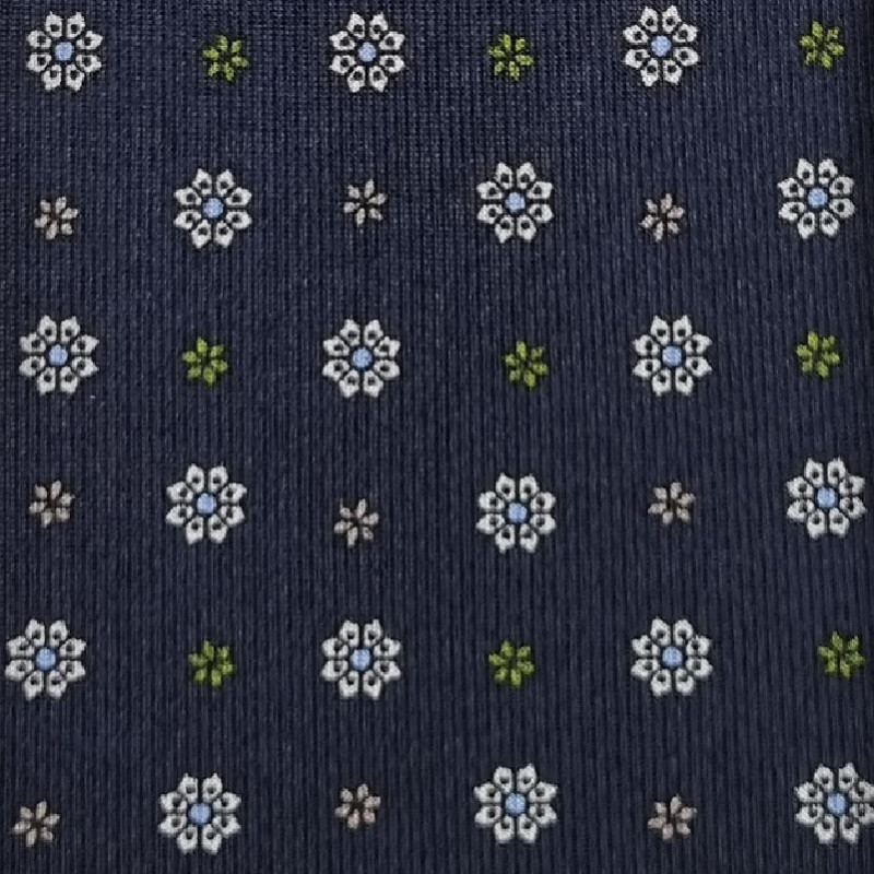 Multi Floral Pattern Handprinted...