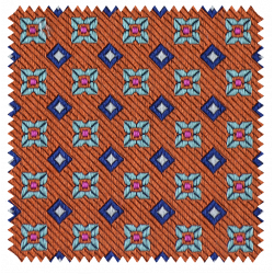 Fantasia geometrica arancio 2